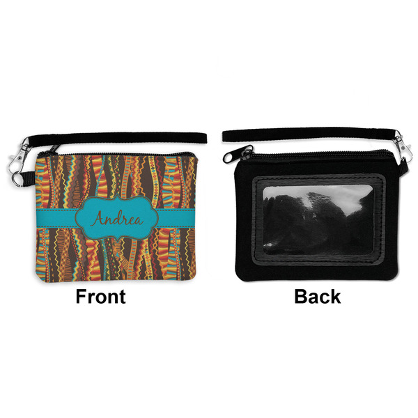 Tribal Ribbons Wristlet ID Cases - Front & Back