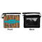 Tribal Ribbons Wristlet ID Cases - Front & Back