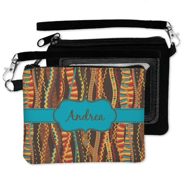 Tribal Ribbons Wristlet ID Cases - MAIN