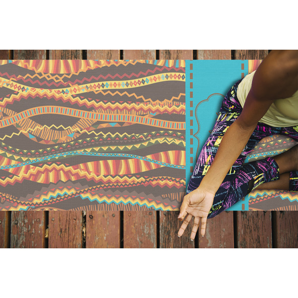 Tribal Ribbons Yoga Mats - LIFESTYLE