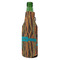 Tribal Ribbons Zipper Bottle Cooler - ANGLE (bottle)