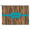 Tribal Ribbons Zipper Pouch Large (Front)