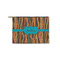 Tribal Ribbons Zipper Pouch Small (Front)
