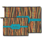 Tribal Ribbons Zipper Pouch (Personalized)