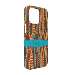 Tribal Ribbons iPhone Case - Plastic - iPhone 13 (Personalized)