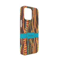 Tribal Ribbons iPhone Case - Plastic - iPhone 13 Mini (Personalized)