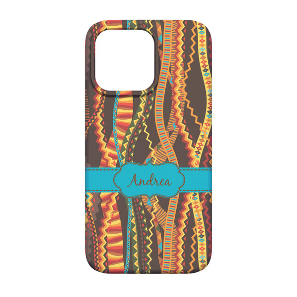 Tribal Ribbons iPhone 13 Pro Case - Back