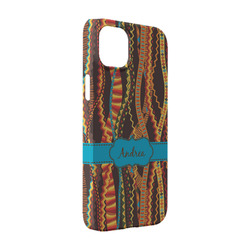 Tribal Ribbons iPhone Case - Plastic - iPhone 14 Pro (Personalized)