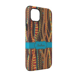 Tribal Ribbons iPhone Case - Rubber Lined - iPhone 14 (Personalized)