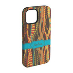 Tribal Ribbons iPhone Case - Rubber Lined - iPhone 15 Pro (Personalized)