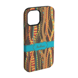 Tribal Ribbons iPhone Case - Rubber Lined - iPhone 15 (Personalized)