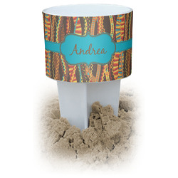 Tribal Ribbons Beach Spiker Drink Holder (Personalized)