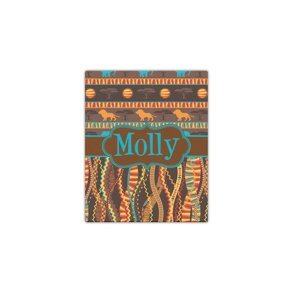 African Lions & Elephants 11x14 - Canvas Print - Front View