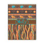 African Lions & Elephants Wood Print - 11x14 (Personalized)