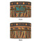 African Lions & Elephants 12" Drum Lampshade - APPROVAL (Fabric)