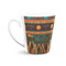 African Lions & Elephants 12 Oz Latte Mug - Front