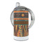 African Lions & Elephants 12 oz Stainless Steel Sippy Cups - FULL (back angle)