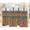 African Lions & Elephants 12oz Tall Can Sleeve - Set of 4 - LIFESTYLE
