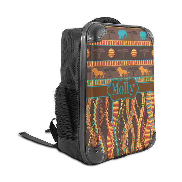 African Lions & Elephants 15" Backpack - ANGLE VIEW