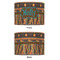 African Lions & Elephants 16" Drum Lampshade - APPROVAL (Fabric)