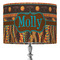 African Lions & Elephants 16" Drum Lamp Shade - Fabric (Personalized)