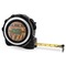 African Lions & Elephants 16 Foot Black & Silver Tape Measures - Front