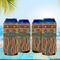 African Lions & Elephants 16oz Can Sleeve - Set of 4 - LIFESTYLE