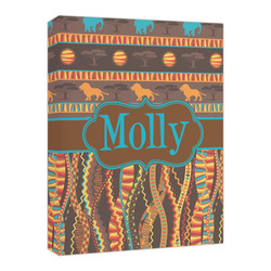 African Lions & Elephants Canvas Print - 16x20 (Personalized)