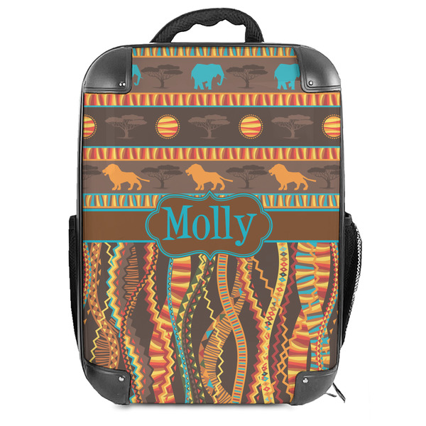 Custom African Lions & Elephants Hard Shell Backpack (Personalized)