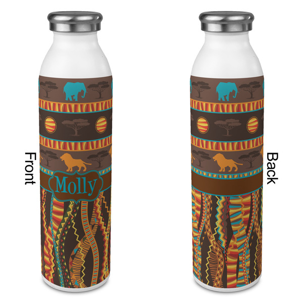 African Lions & Elephants 20oz Water Bottles - Full Print - Approval