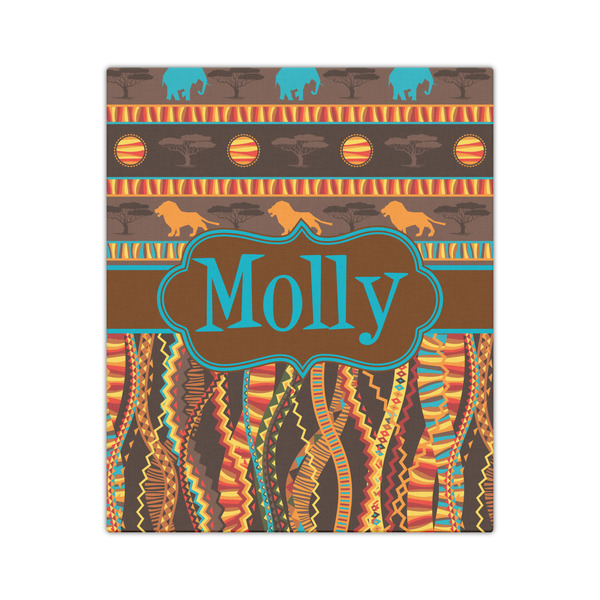 African Lions & Elephants 20x24 - Canvas Print - Front View