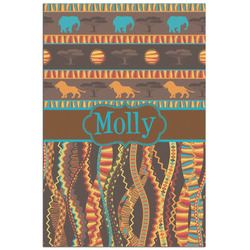 African Lions & Elephants Poster - Matte - 24x36 (Personalized)