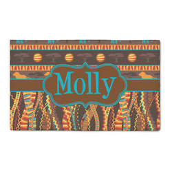 African Lions & Elephants 3' x 5' Patio Rug (Personalized)