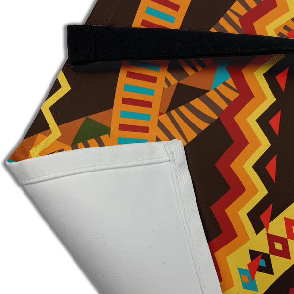 African Lions & Elephants Apron - (Detail)