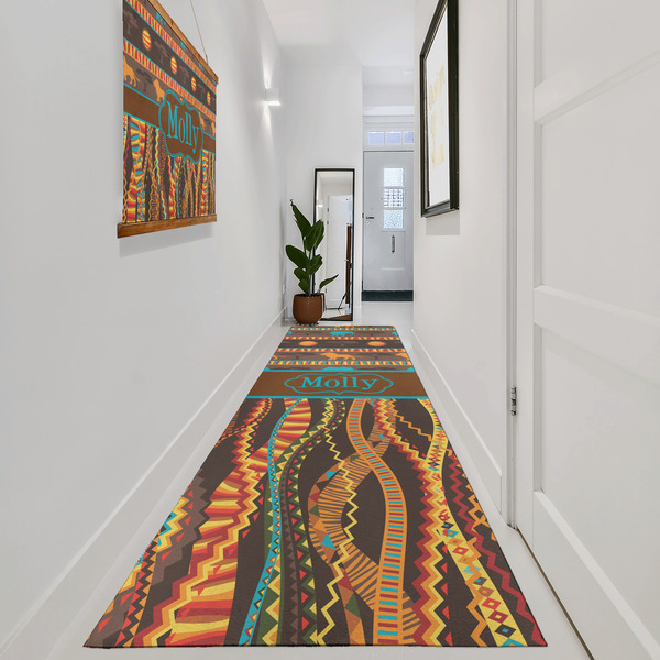 African Lions & Elephants Area Rug Sizes - In Context (vertical)