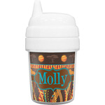 African Lions & Elephants Baby Sippy Cup (Personalized)