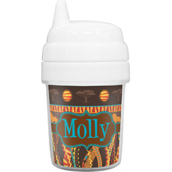 African Lions & Elephants Baby Sippy Cup (Personalized)