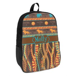 African Lions & Elephants Kids Backpack (Personalized)