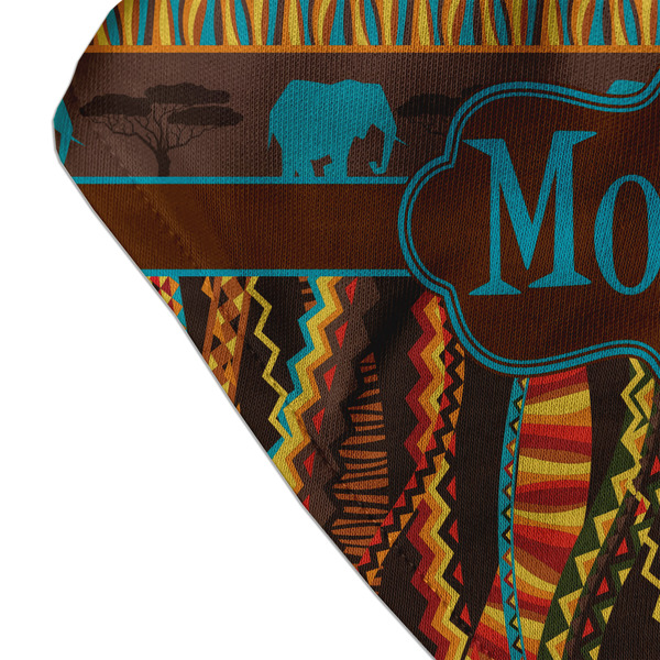 African Lions & Elephants Bandana Detail