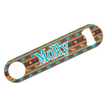 African Lions & Elephants Bar Bottle Opener w/ Name or Text