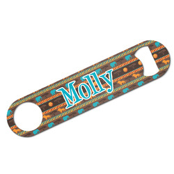 African Lions & Elephants Bar Bottle Opener w/ Name or Text