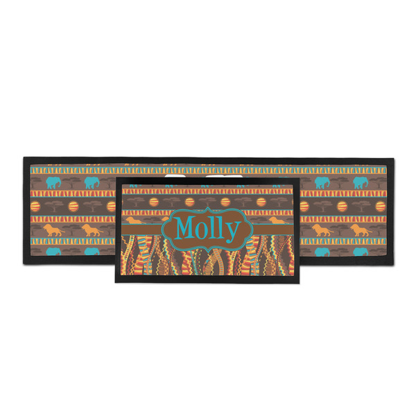 African Lions & Elephants Bar Mat - Parent Main