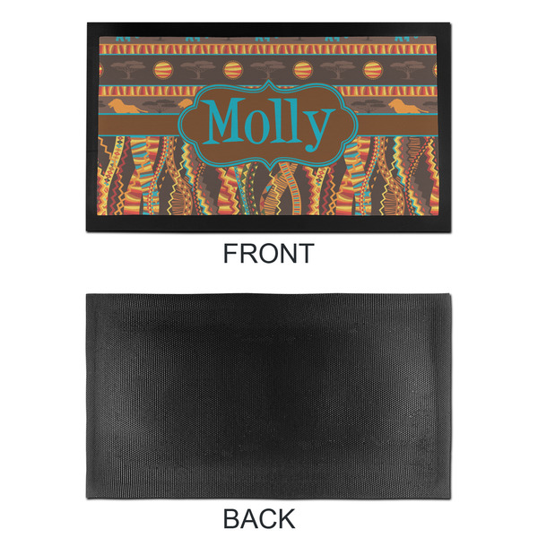 African Lions & Elephants Bar Mat - Small - APPROVAL