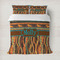 African Lions & Elephants Duvet Cover Set - Full / Queen (Personalized)