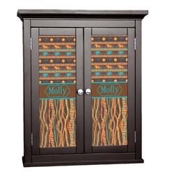 African Lions & Elephants Cabinet Decal - Large (Personalized)
