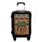 African Lions & Elephants Carry On Hard Shell Suitcase - Front