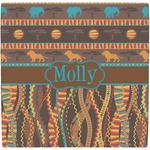 African Lions & Elephants Ceramic Tile Hot Pad (Personalized)