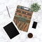 African Lions & Elephants Clipboard - Lifestyle Photo