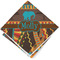 African Lions & Elephants Cloth Napkin w/ Name or Text