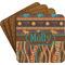 African Lions & Elephants Coaster Set (Personalized)